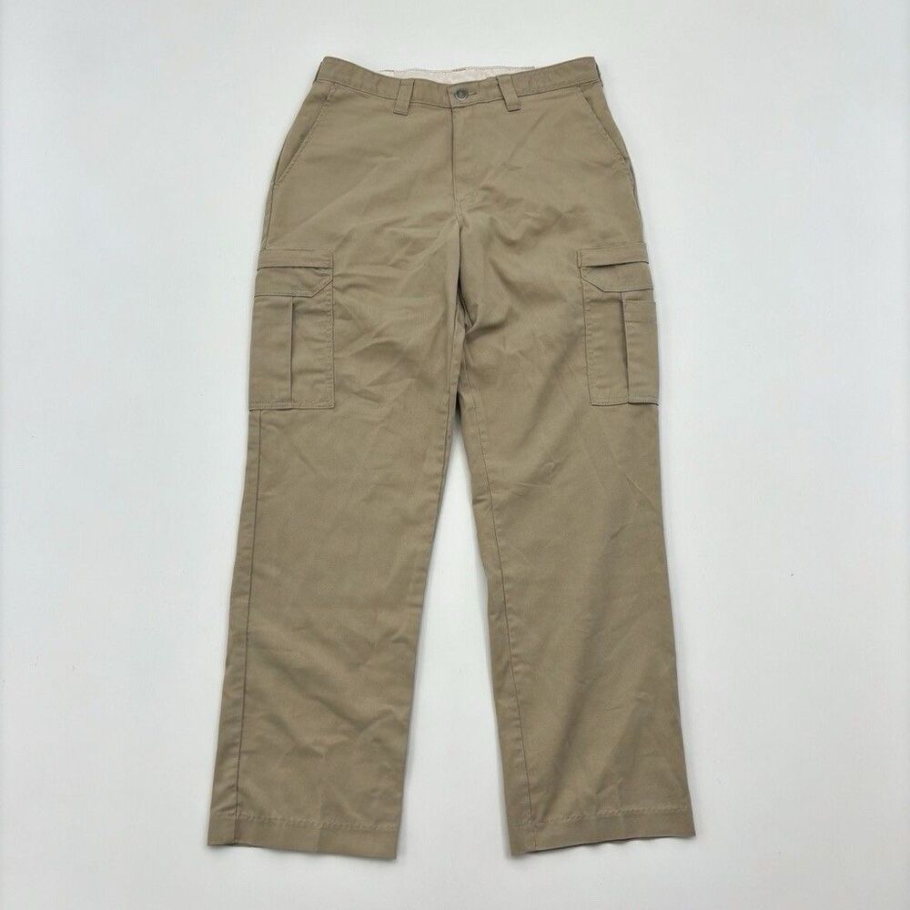 Dickies FLEX Regular Fit Straight Leg Cargo Pants Khaki 32x32/ Work/Streetwear